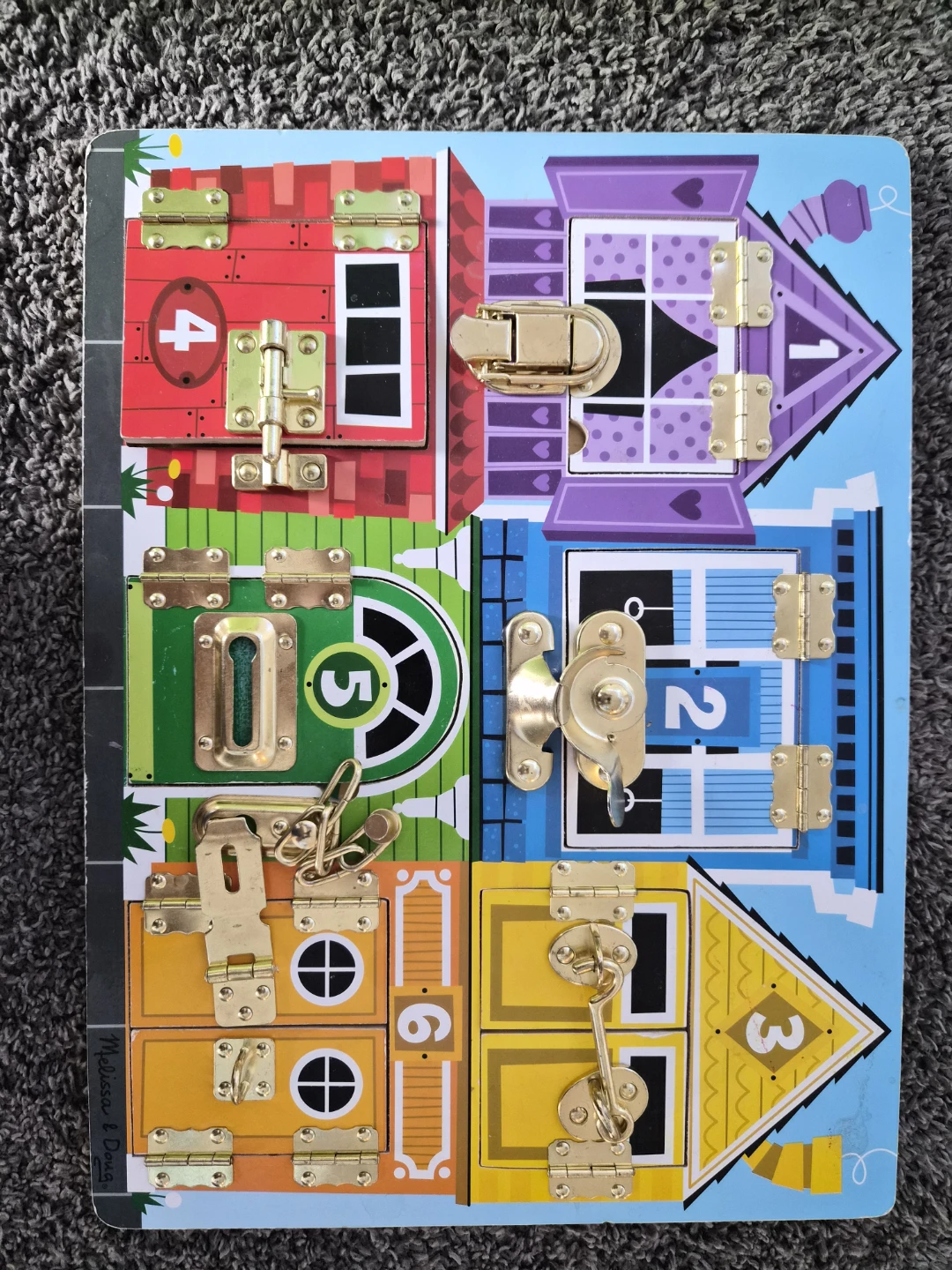 Melissa & Doug Latches Board