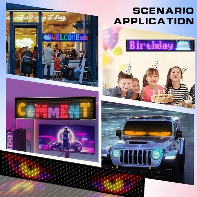 LED Car Display Board - Customizable Message Sign - photo 5