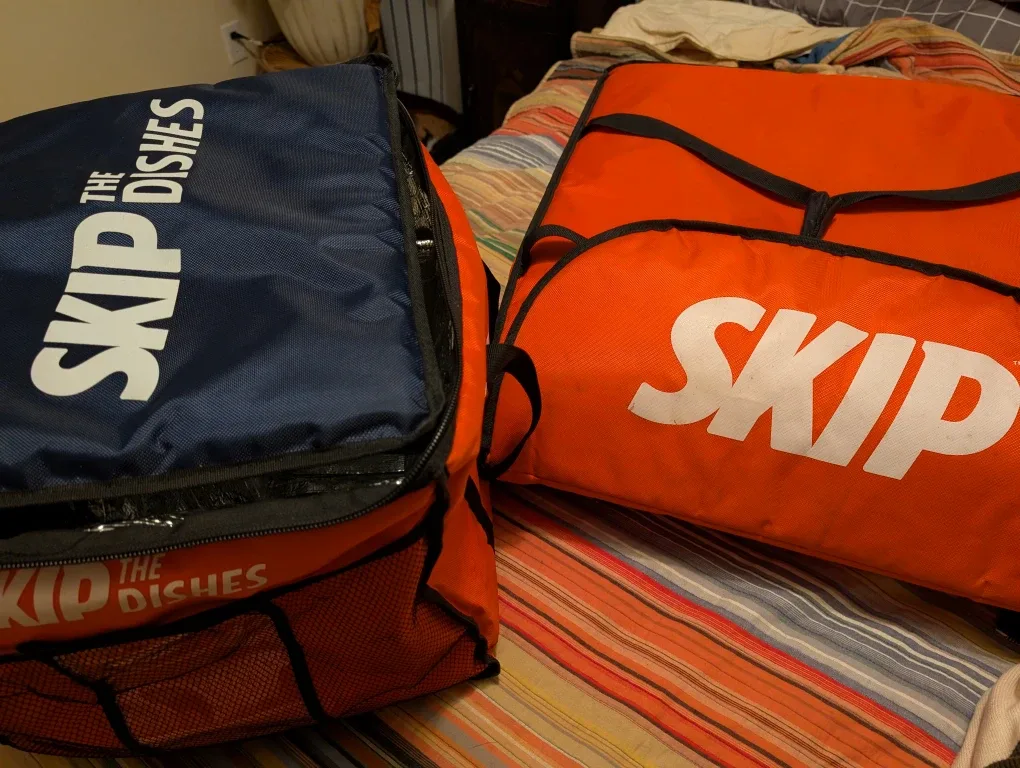 Skip The Dishes Delivery Bags
