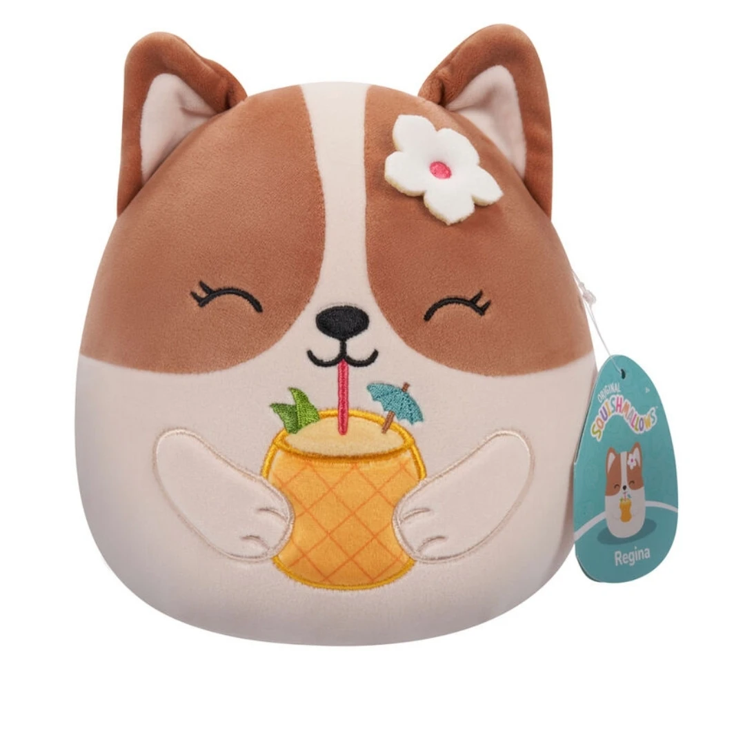 Squishmallows Regina Corgi Plush (7.5 Inch) - NEW!!!