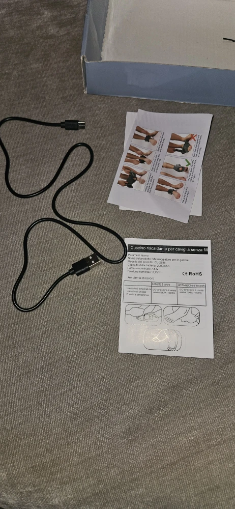YMDDMY Cordless Ankle Heating Pad - Like New! - photo 5