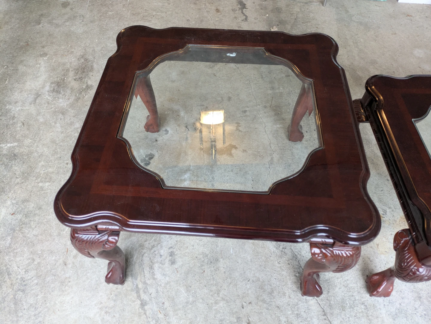 Glass Top Coffee & End Table Set - photo 4