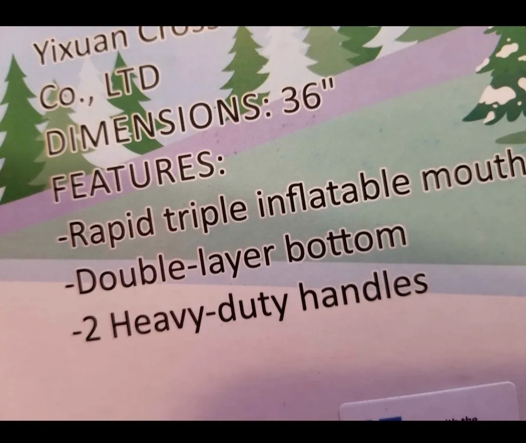 36" snow tube heavy duty brand new image indicator(6)