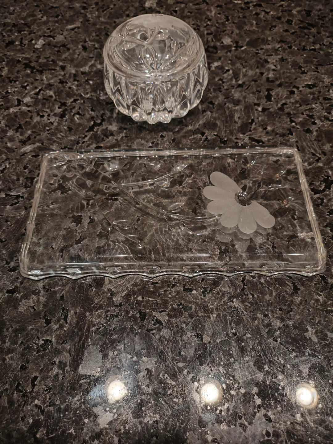 Princess House Vanity Tray & Lidded Trinket Box - photo 5