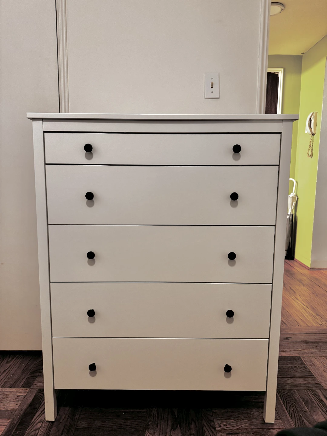 IKEA Koppang White 5-Drawer Chest