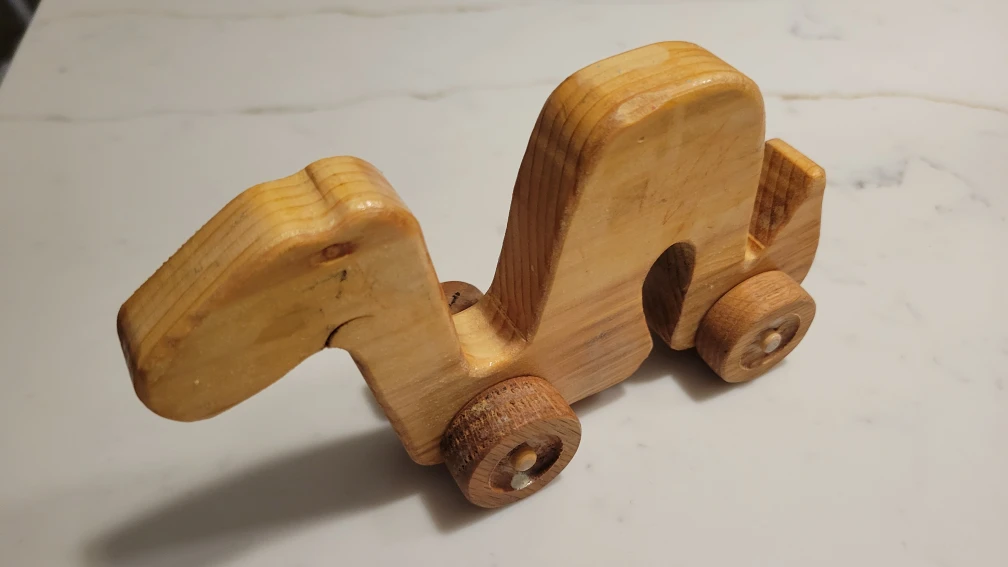 Wooden Toy Dinosaur -  #Cleanout - photo 2