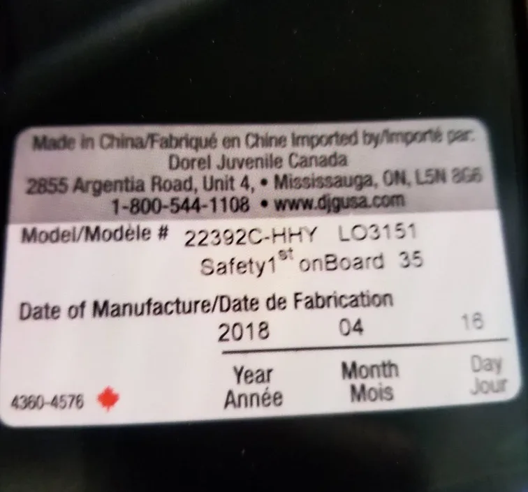 Safety 1st onBoard 35 Infant Car Seat with Base image indicator(4)