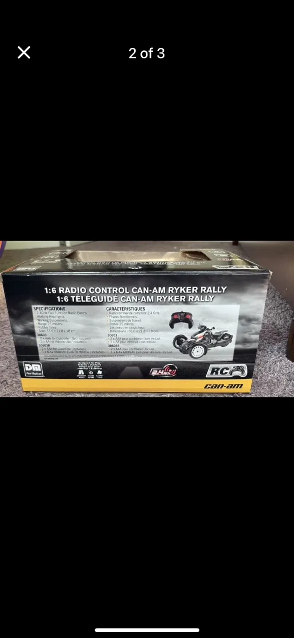 New 1:6 Radio Control Can-Am Ryker Rally image indicator(3)