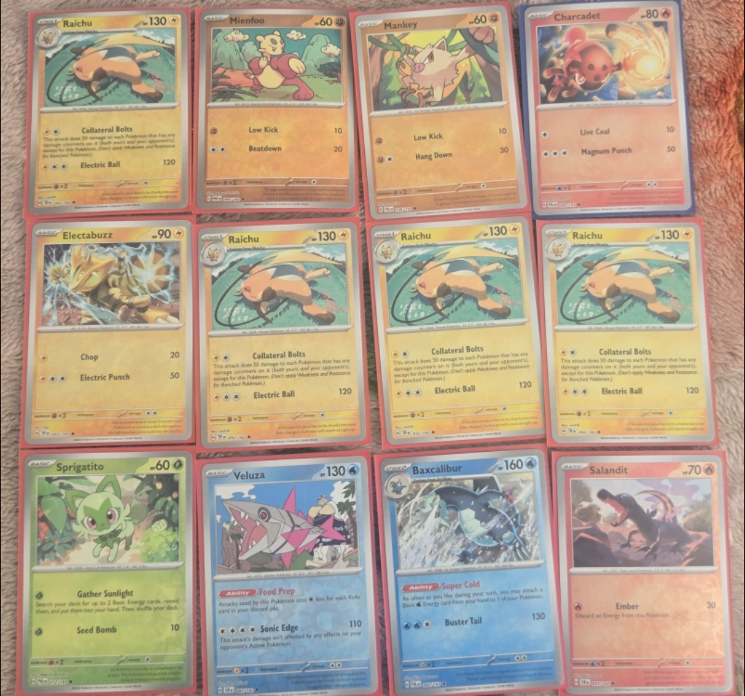 Pokemon Trading Cards - Assorted