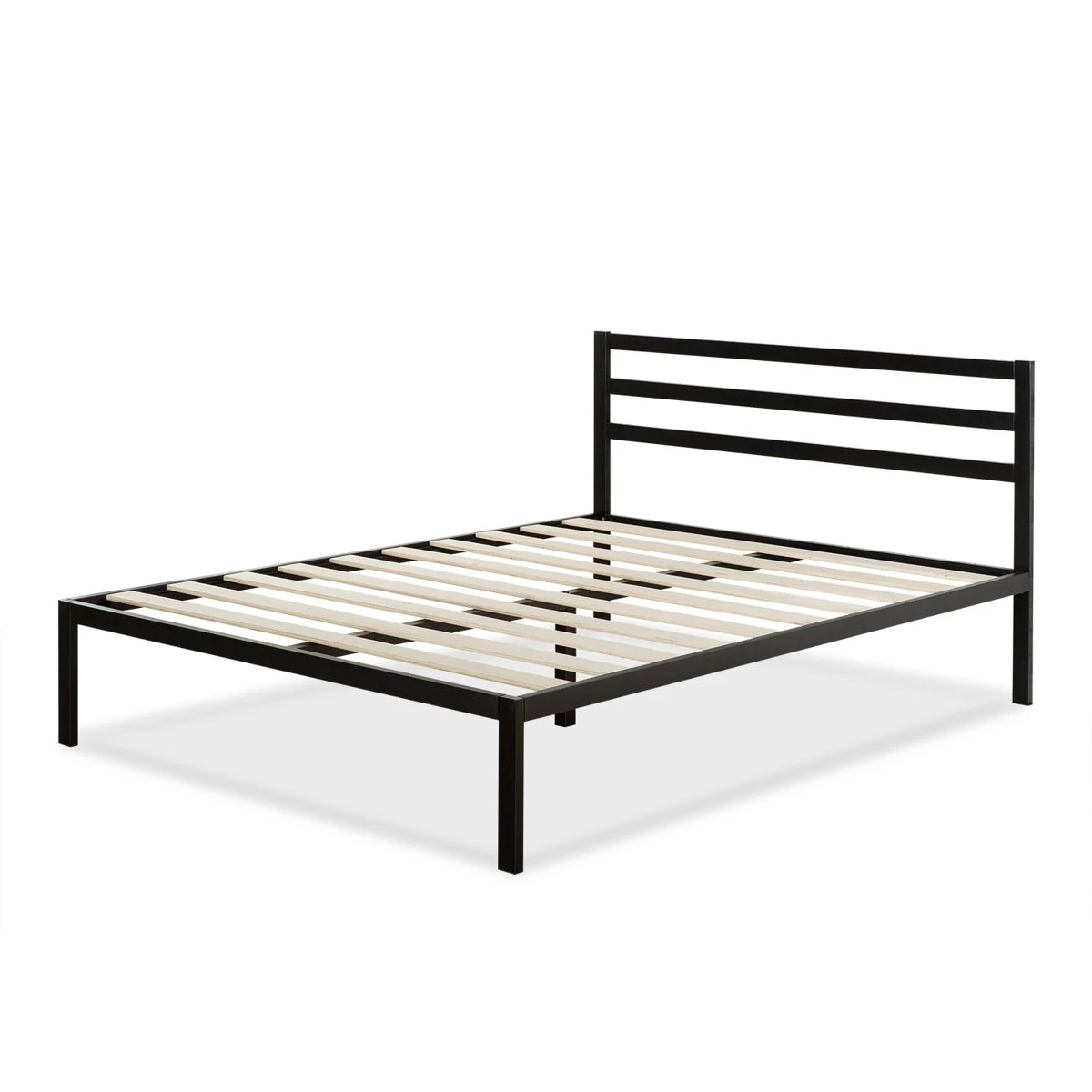 Black Metal Bed Frame (double) - photo 4