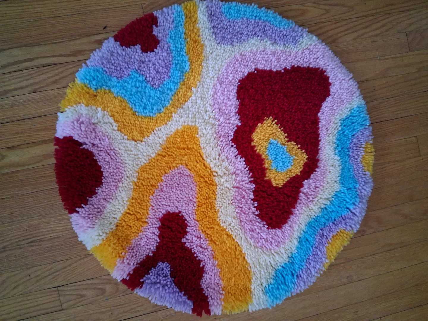 Colorful Round Handmade Rug