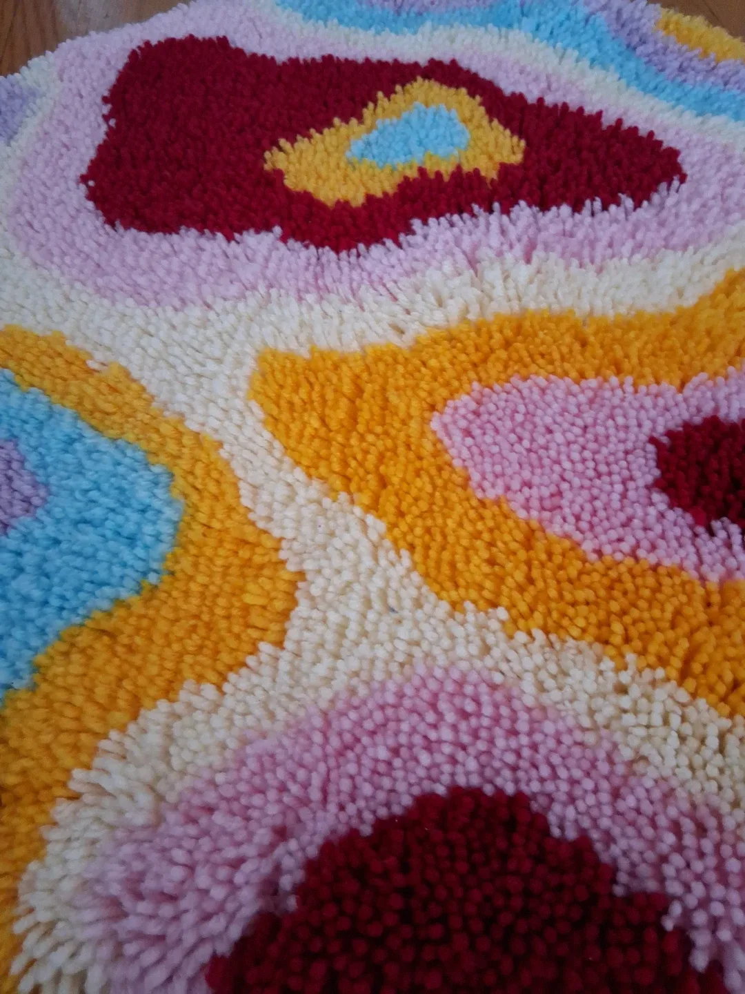 Colorful Round Handmade Rug image indicator(2)