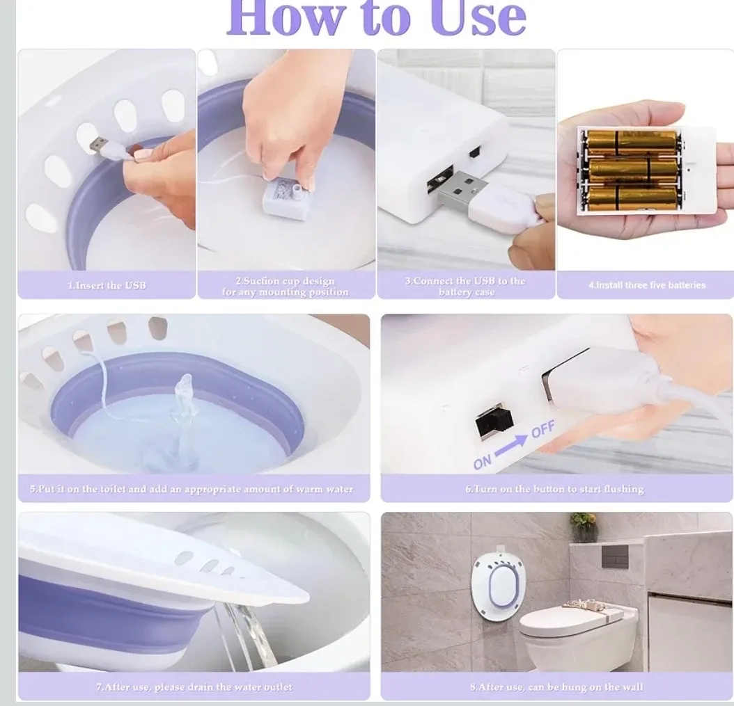 RuGuo Electric Sitz Bath - Soothe Hemorrhoids image indicator(4)