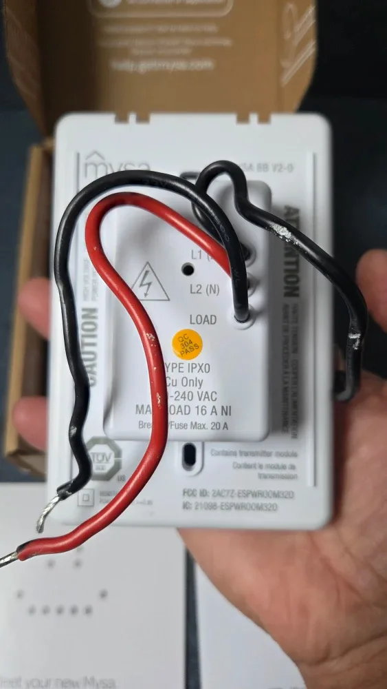 Mysa Smart Electric Baseboard Heater Thermostat V2 image indicator(7)