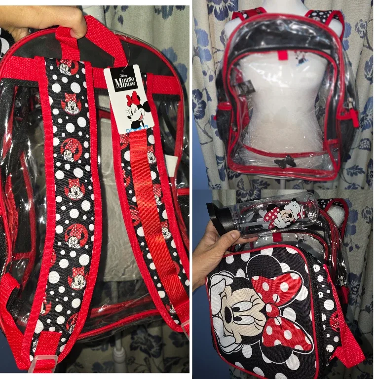 Disney Minnie Mouse Backpack with Lunch Bag