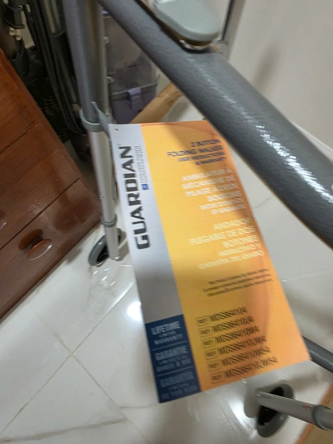 Guardian Walker - Mobility Aid #Cleanout image indicator(2)