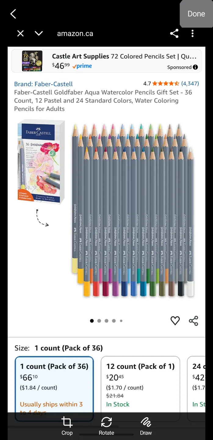 (NEW) Faber-Castell Goldfaber Aqua Watercolour Pencils #Cleanout