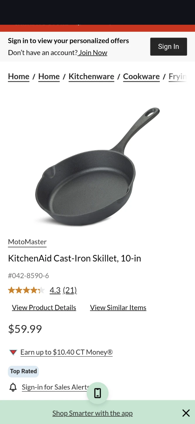 KitchenAid Cast Iron Skillet, 10 inch - photo 5
