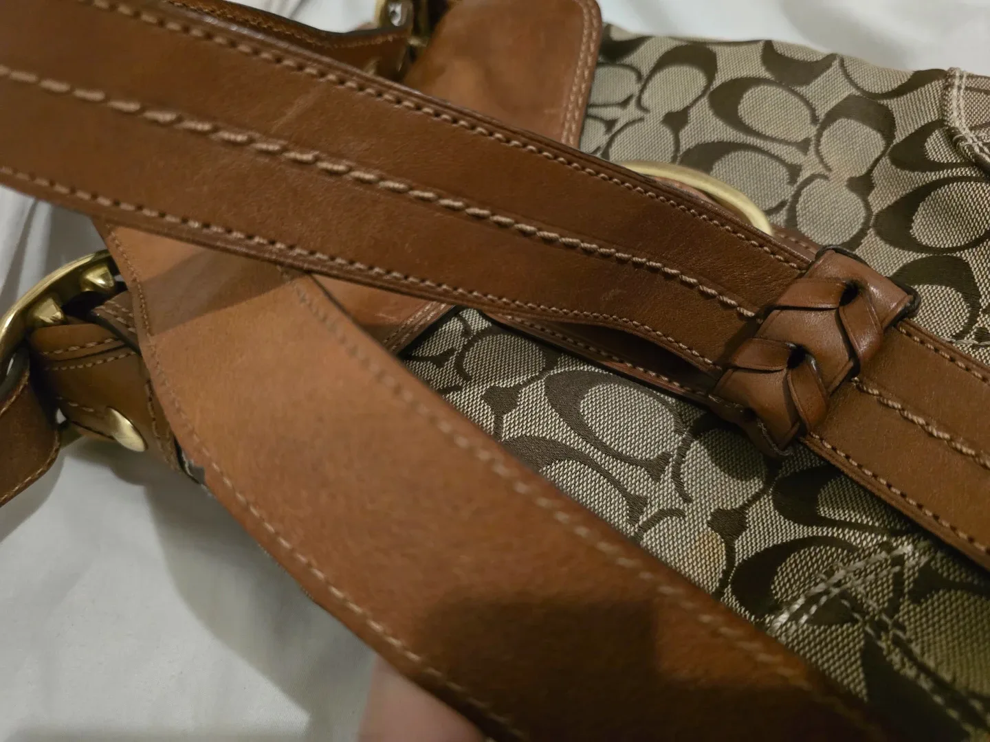 COACH Crossbody Bleecker  Signature Flap Bag image indicator(9)