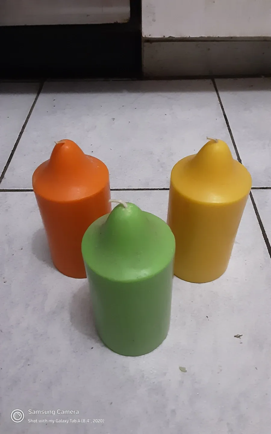 Set of 3 Decorative Candles