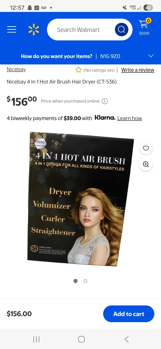 Nicebay 4-in-1 Hot Air Brush (CT-536)