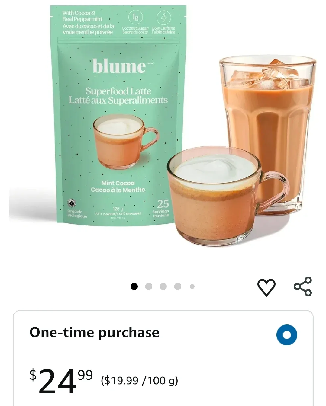 New - Blume Superfood Latte image indicator(4)