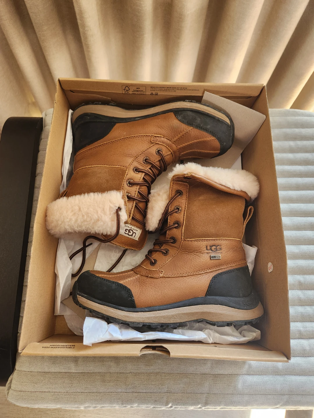 UGG Waterproof Leather Boots, Size 7