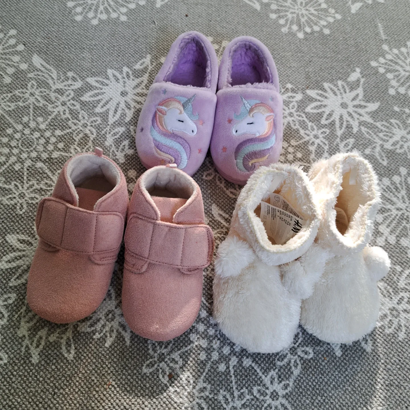 Bundle of Toddle Slippers H&M and Walmart