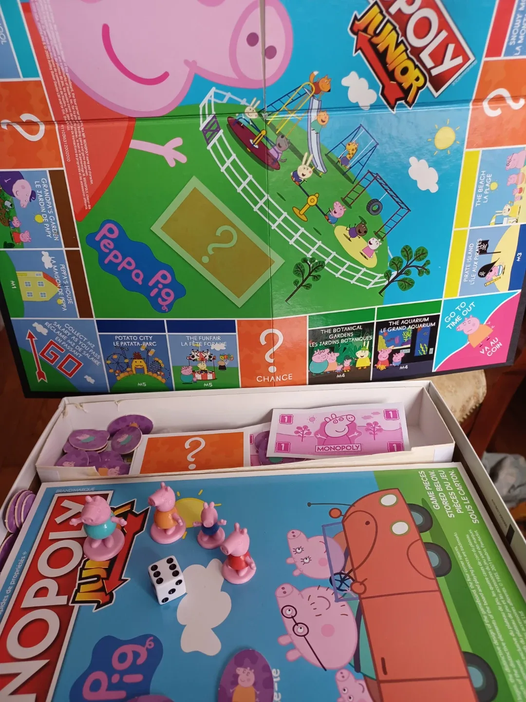Peppa Pig Monopoly Junior Board Game image indicator(2)