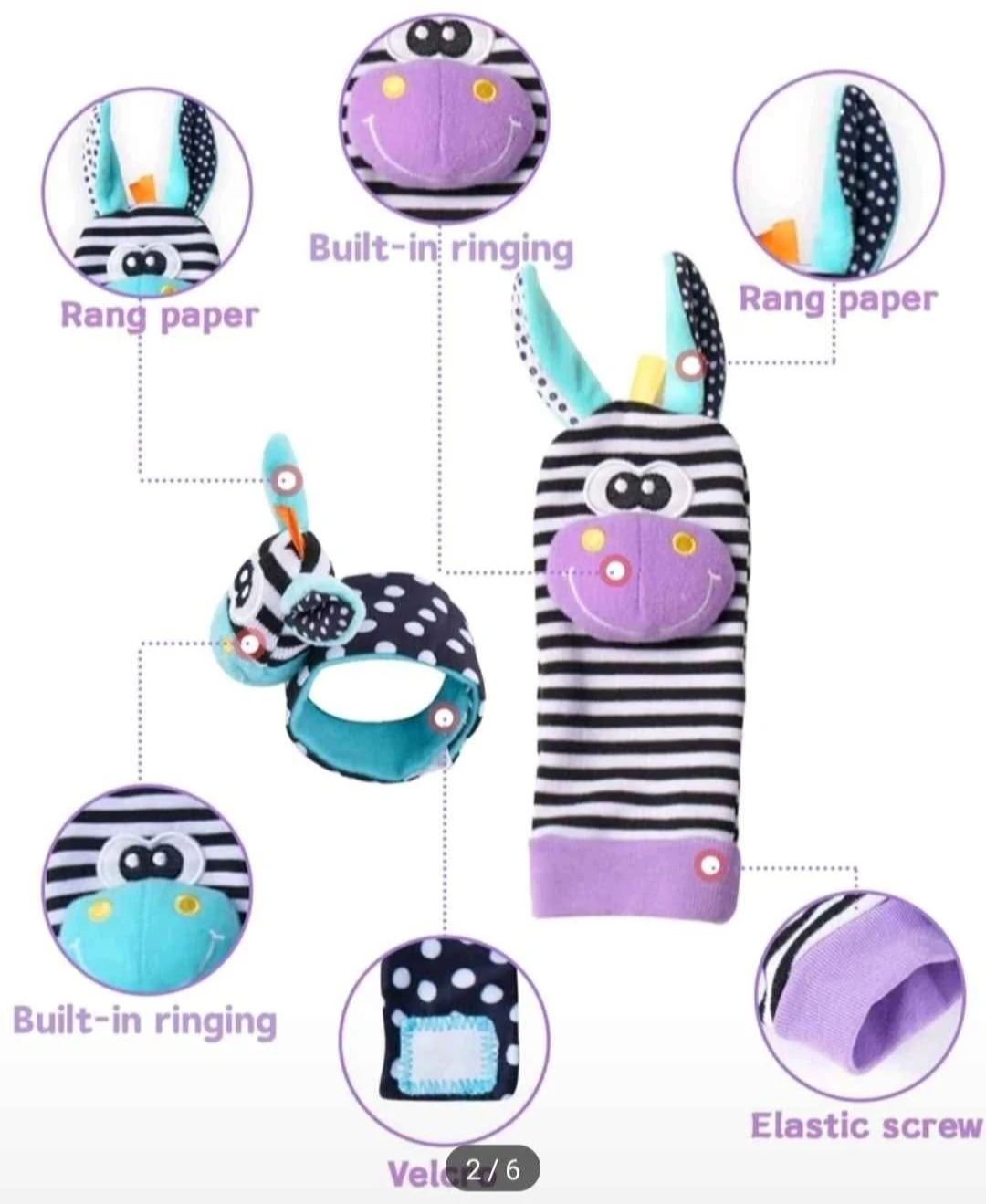 Sensory blanket and games for babies - photo 5