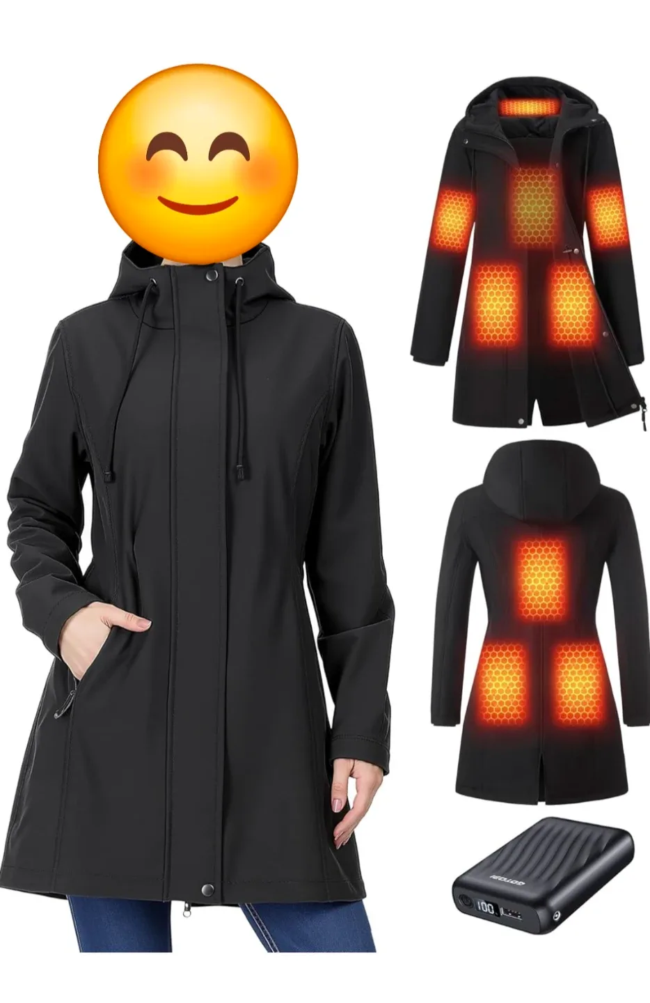 New graphene heated jacket with 12V battery pack.