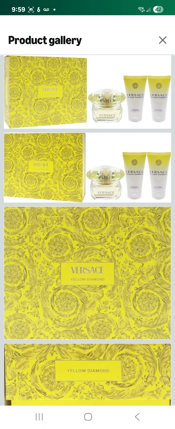Versace Yellow Diamond Perfume Set - photo 5