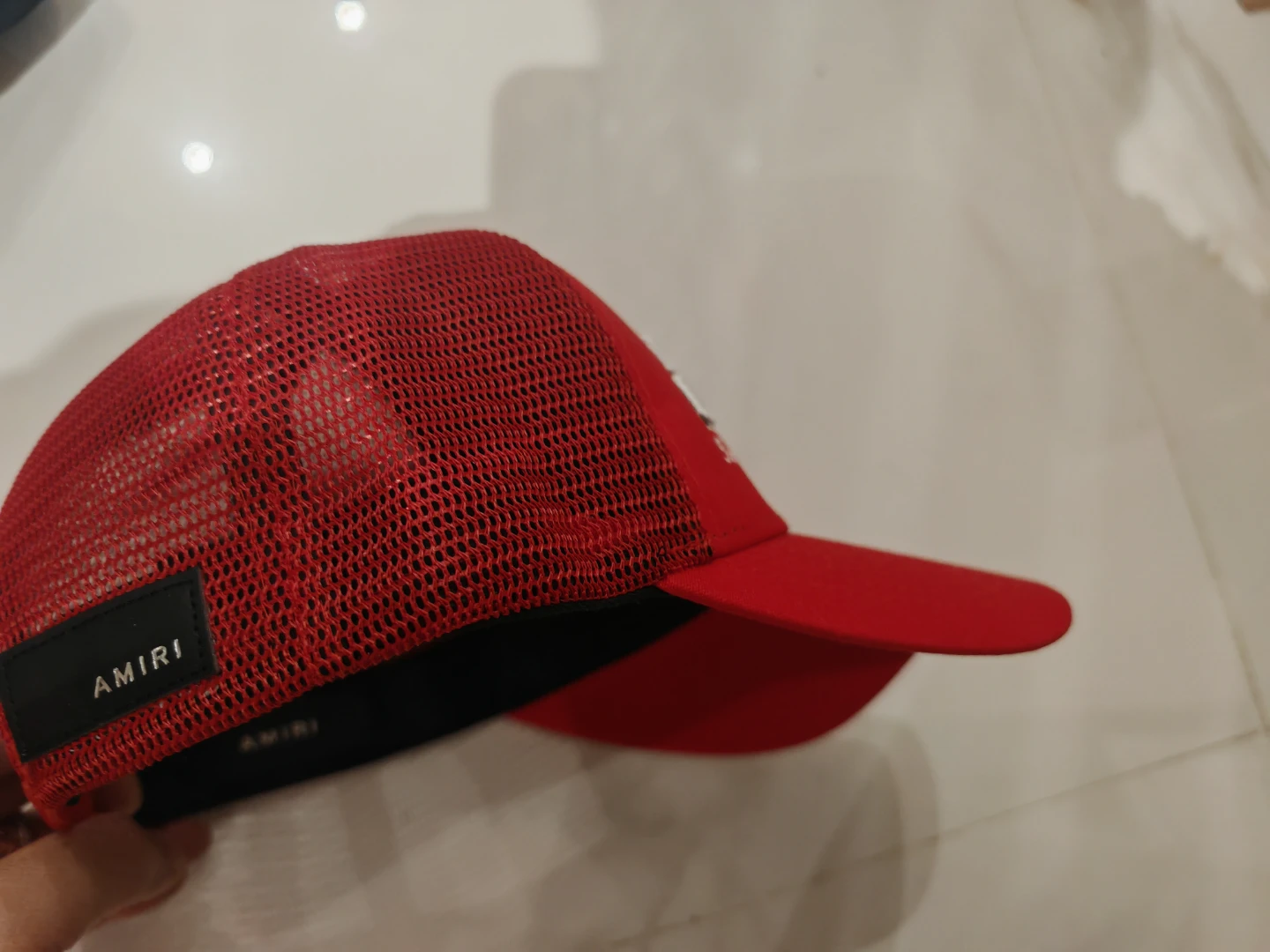 AMIRI Red Trucker Hat Cap - photo 2