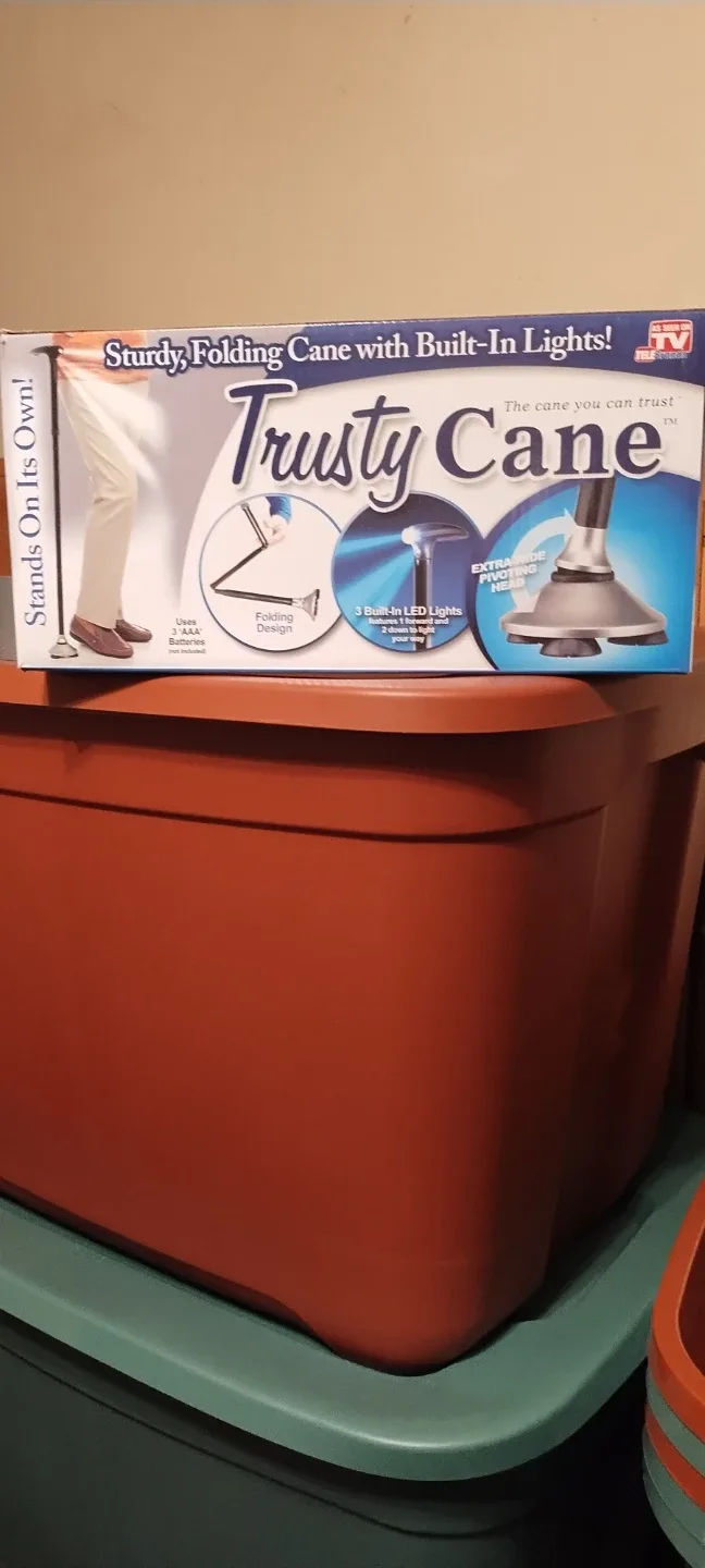 Trusty Cane - Sturdy Folding Cane with Lights image indicator(2)