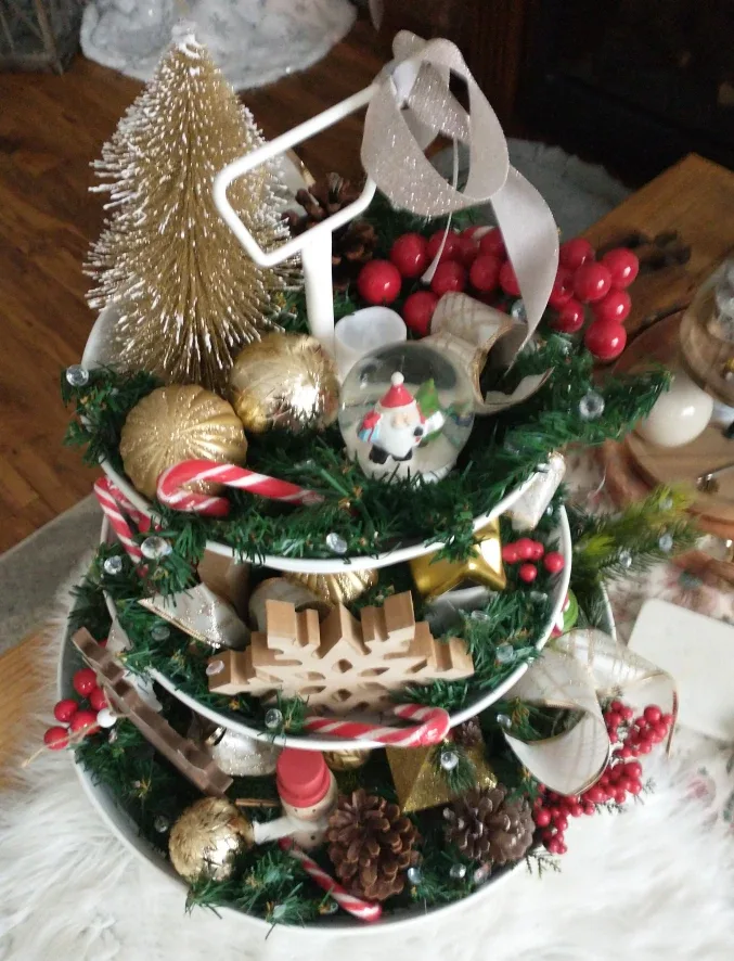 Christmas Themed Tiered Tray Decoration image indicator(8)