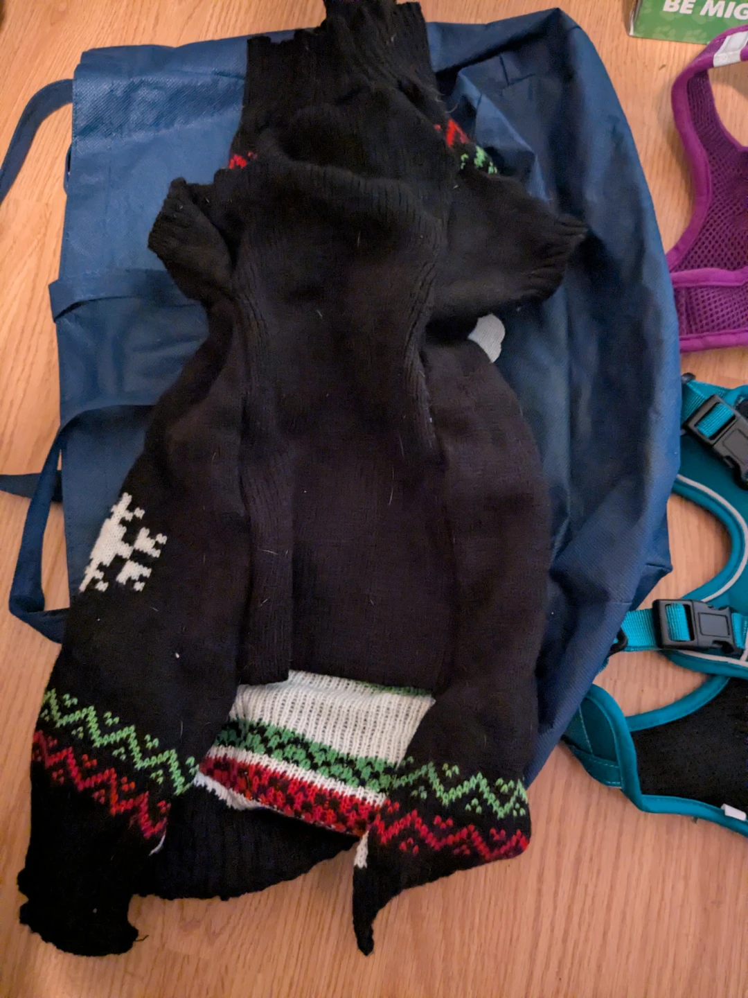 Dog Christmas Sweater - Reindeer Design - photo 2