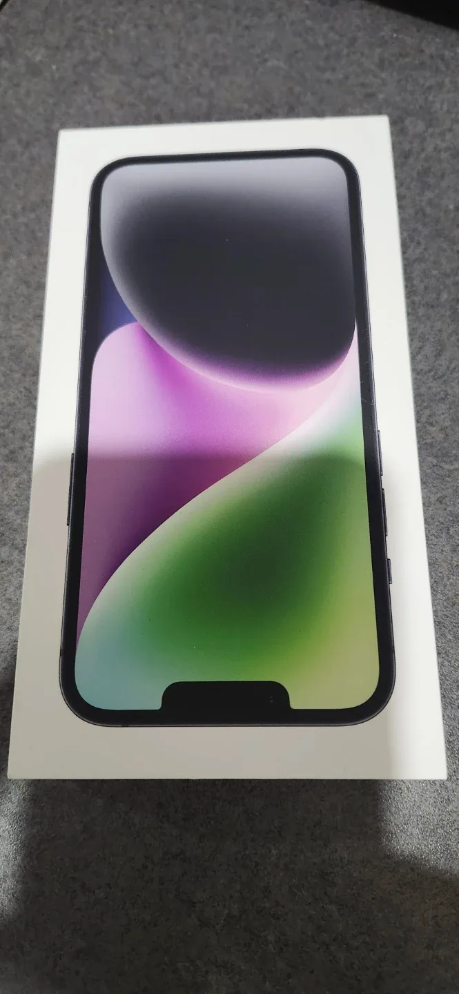 New iPhone 14 in box