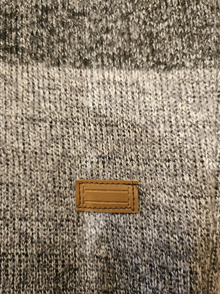 USICON Striped Quarter Zip Sweater - Size L - photo 5