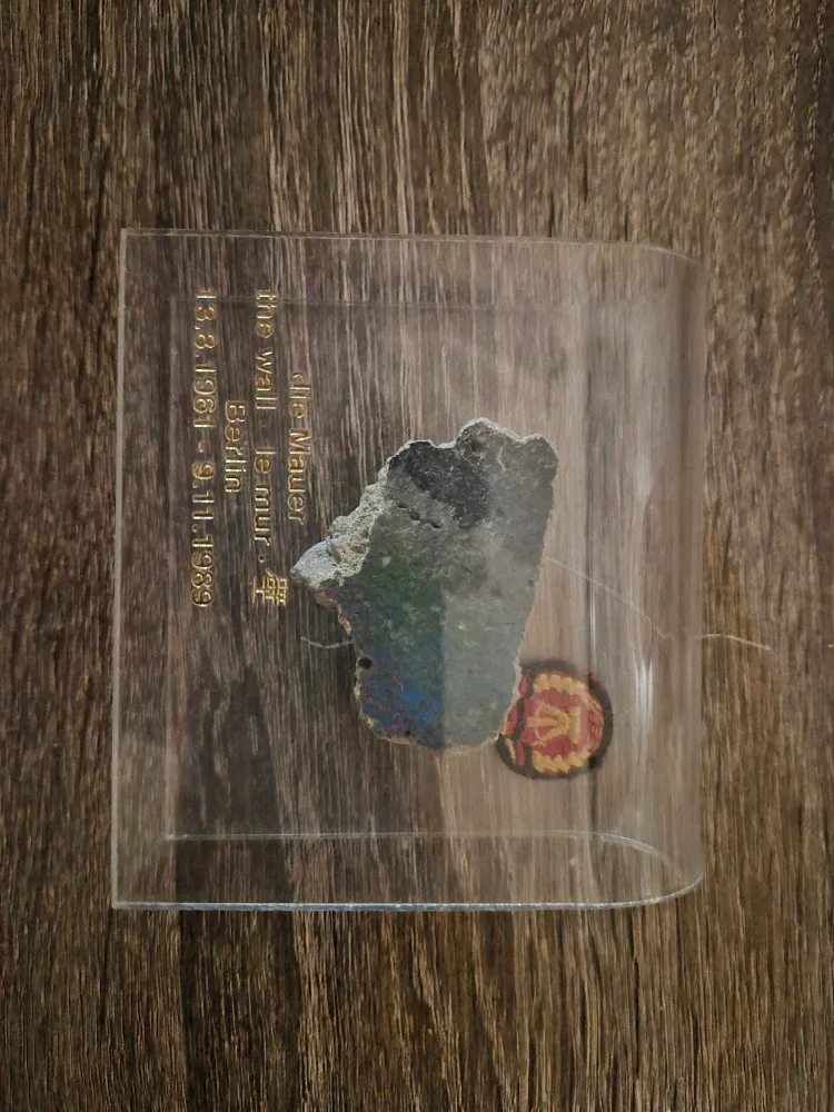 Genuine piece of the Berlin Wall in display for sale