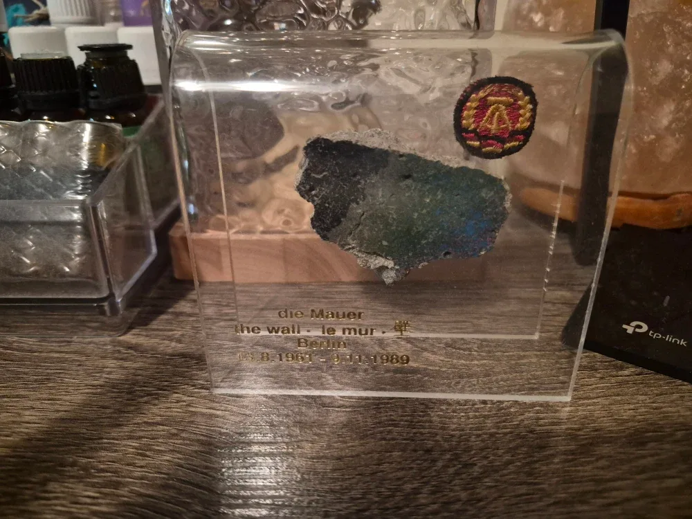 Genuine piece of the Berlin Wall in display for sale