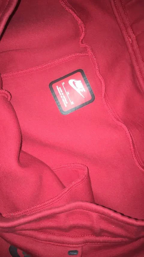Nike Tech Fleece Red Tracksuit Set (M/XL) - photo 3
