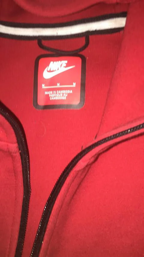 Nike Tech Fleece Red Tracksuit Set (M/XL) - photo 4