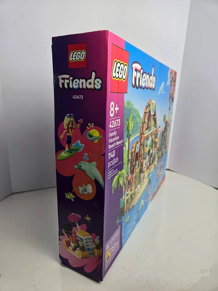 Brand new sealed lego friends family beach vacation image indicator(3)