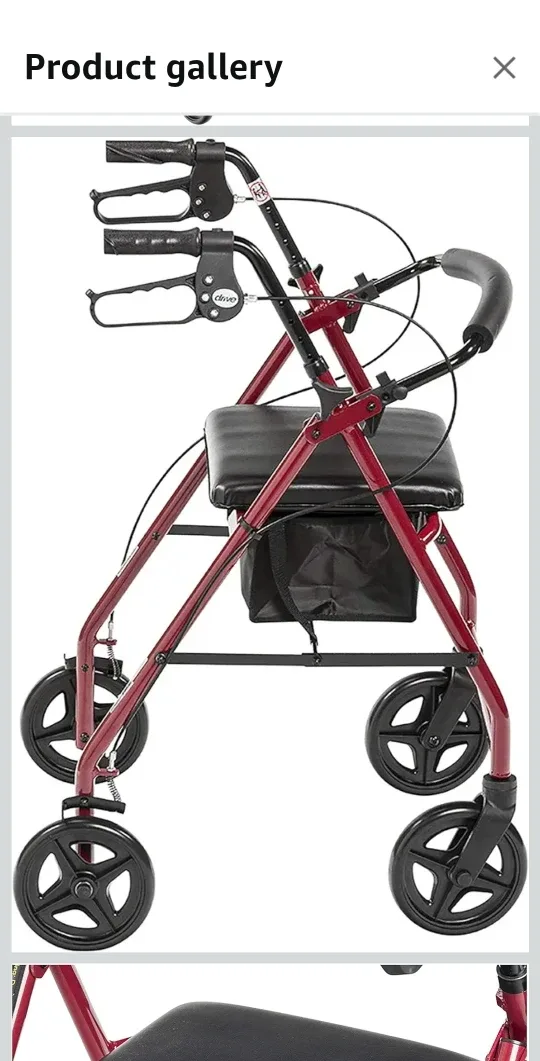 Drive RTL10261RD Adjustable Height Rollator image indicator(9)