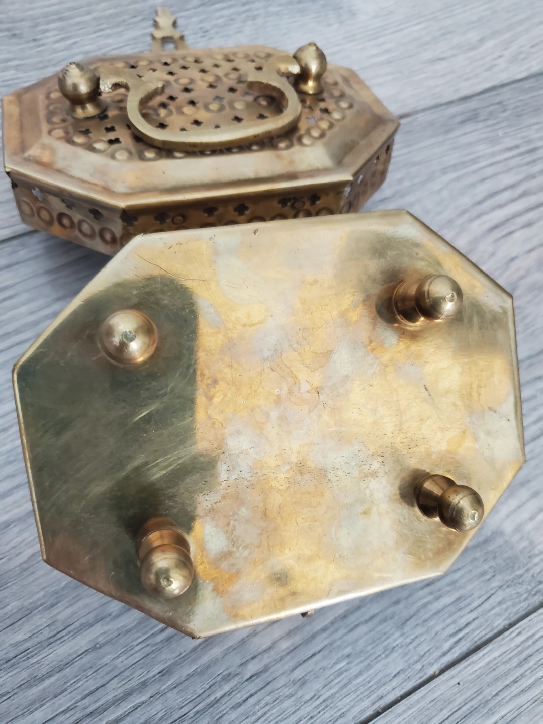 Vintage Brass Decorative Box - photo 3