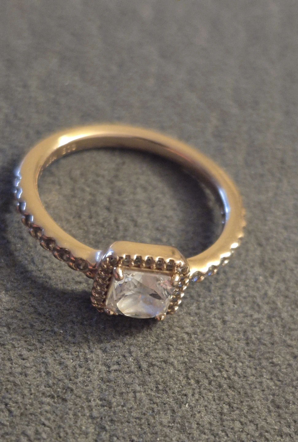 Pandora  halo ring - photo 2