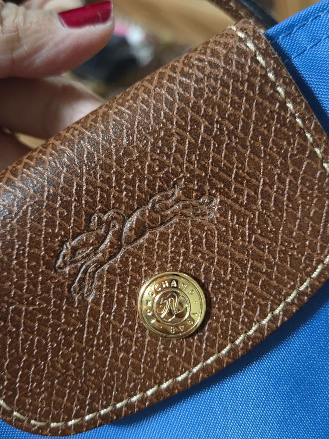 Longchamp Pouch Blue image indicator(3)