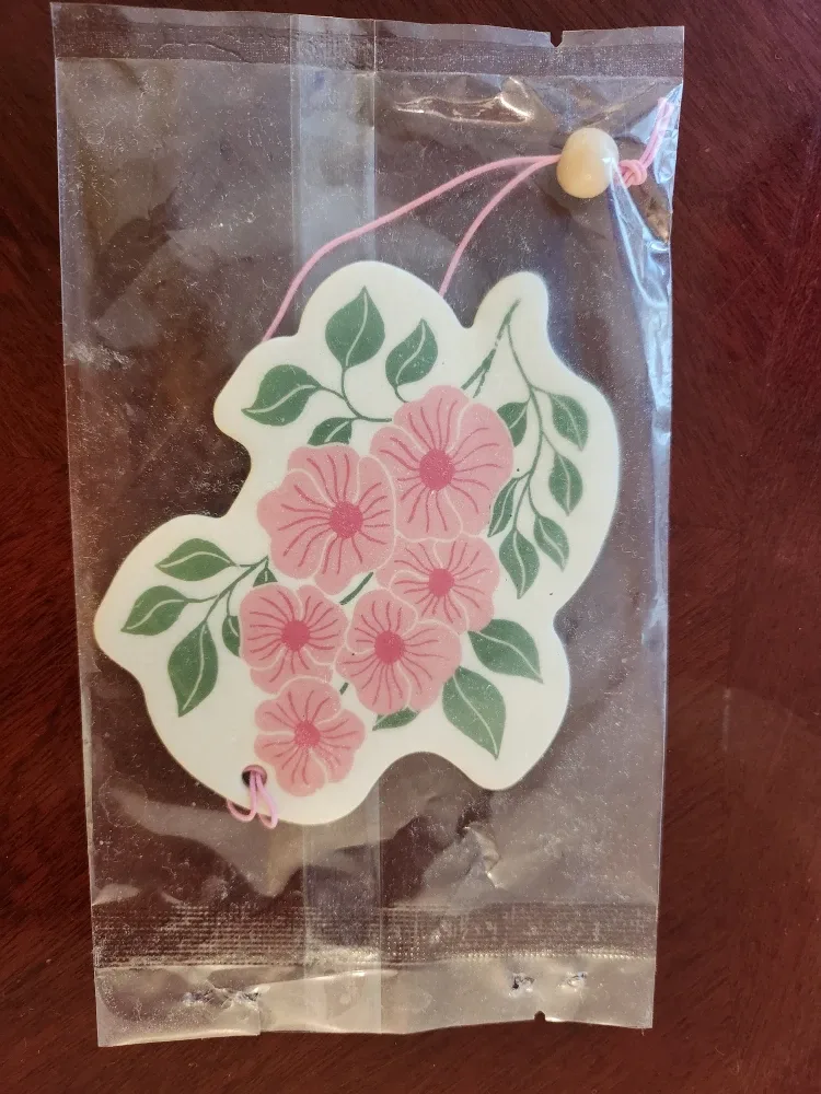 Floral Ceramic Car Air Freshener - New