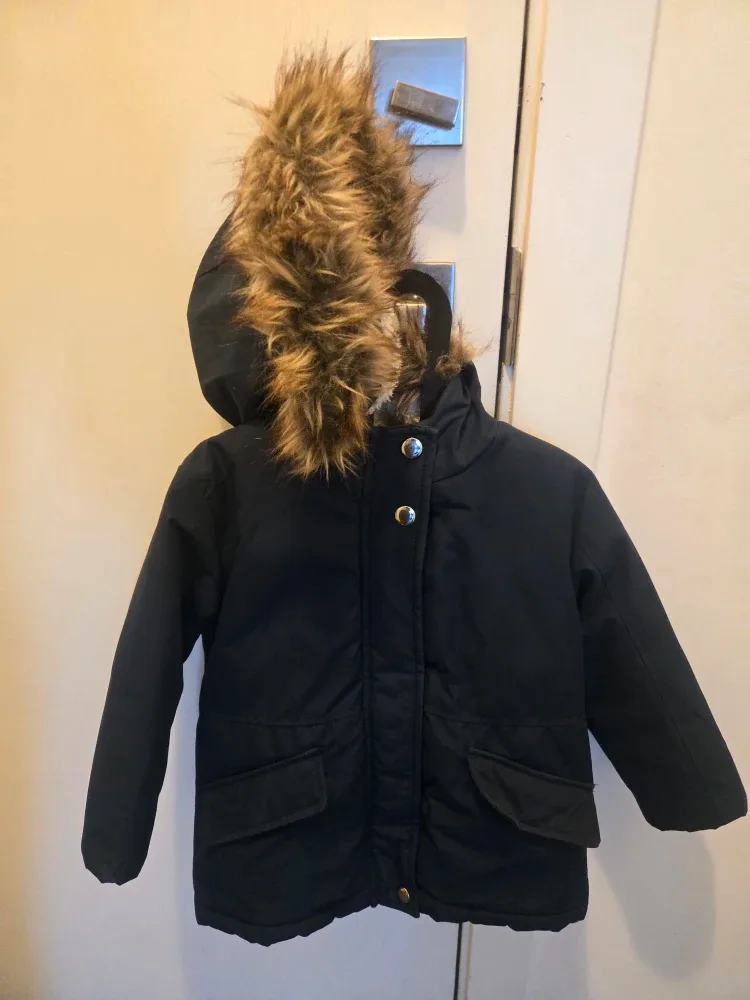 Kids' George Navy Blue Winter Parka - 3T image indicator(2)
