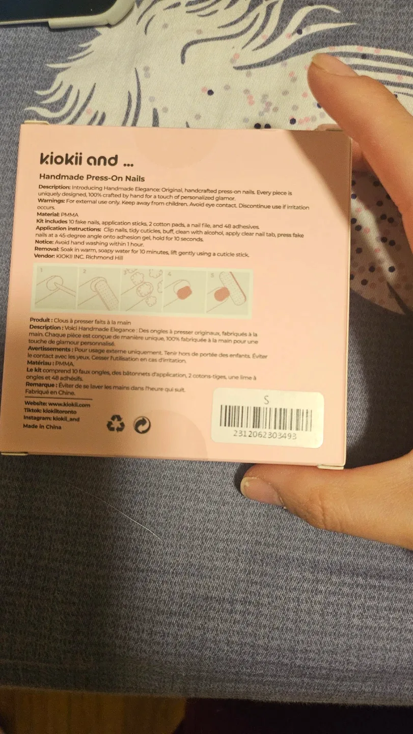 Kiokii and... Press-On Nails, Size S, New image indicator(2)